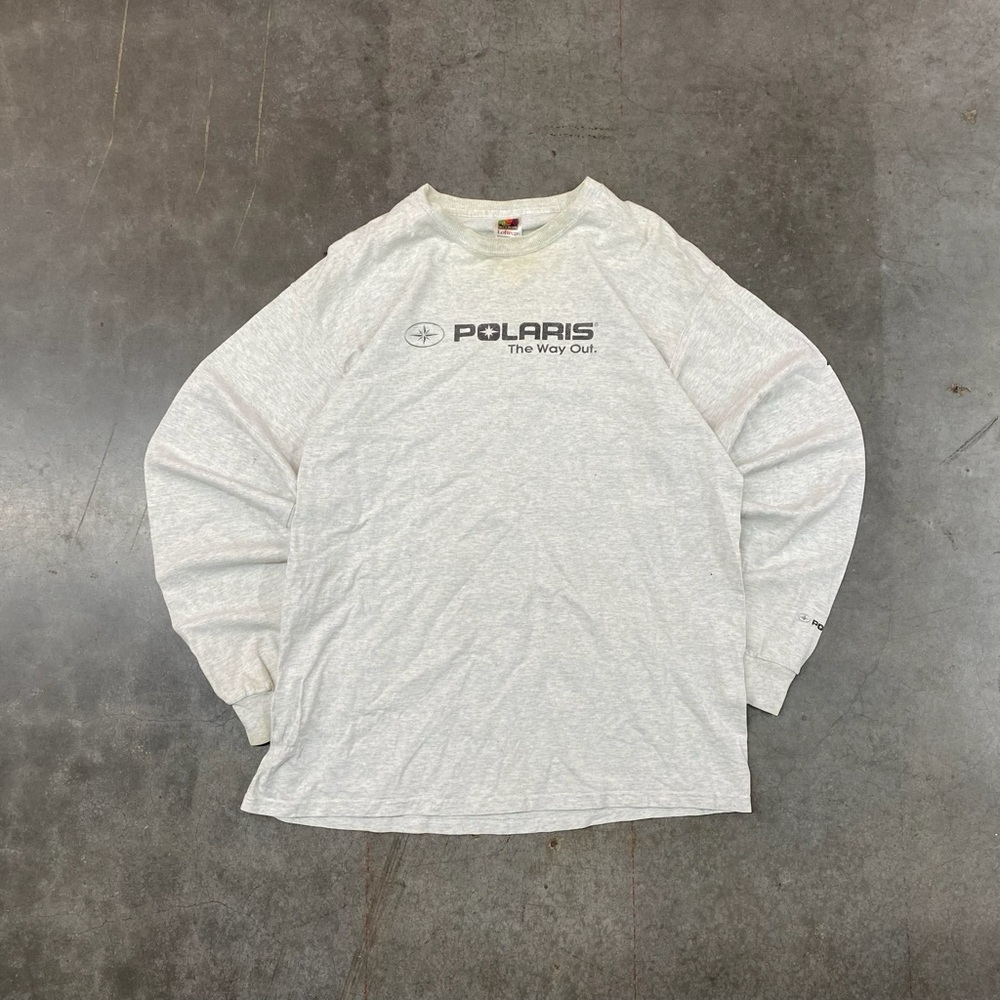 Polaris Long Sleeve Graphic T Shirt Vintage Motorsports‎ Men’s XL